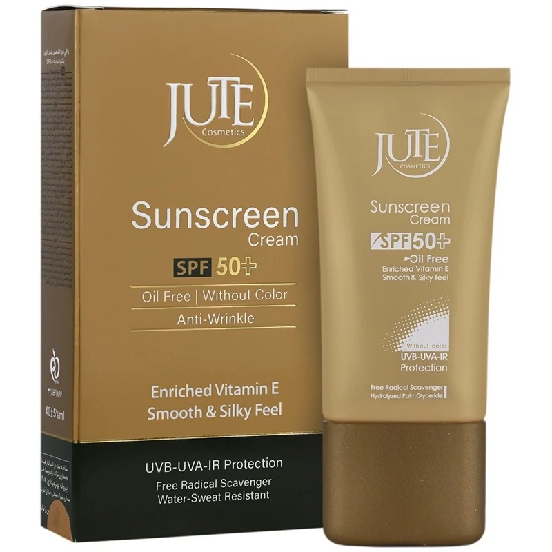 کرم ضدآفتاب spf50 ژوت مناسب پوست چرب/بی رنگ