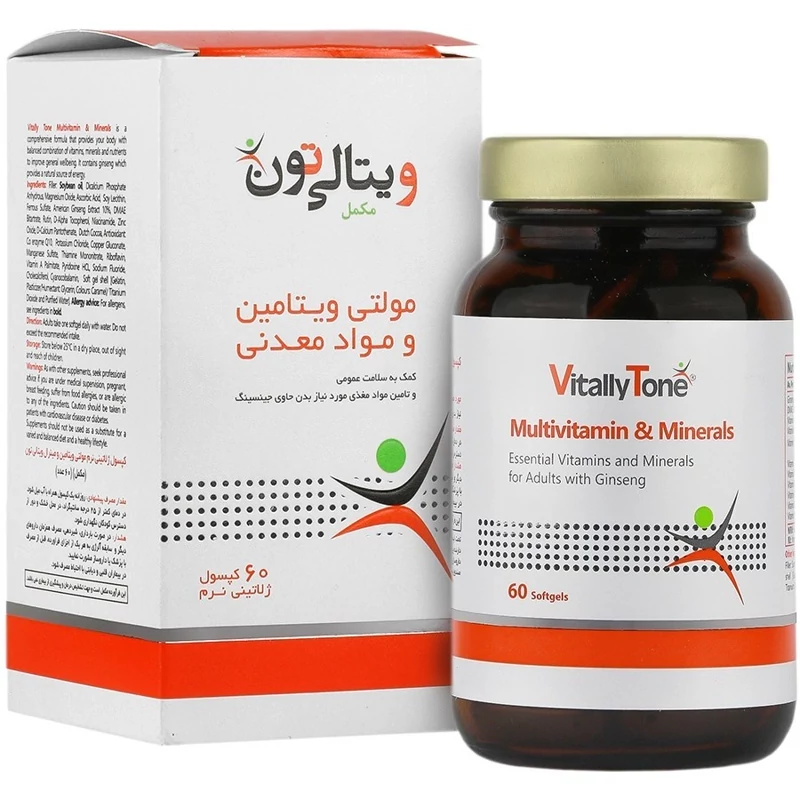 مولتی ویتامین و مینرال+جینسینگ ویتالی تون