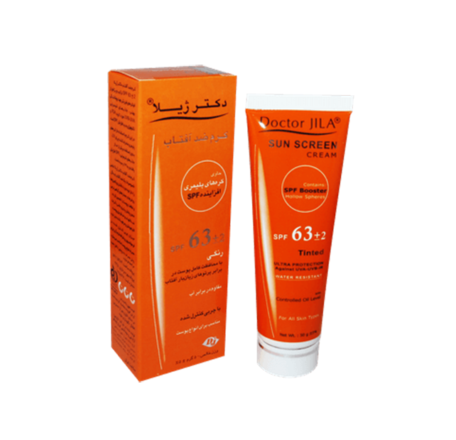 ضد آفتاب رنگی دکتر ژیلا SPF 63 مناسب انواع پوست